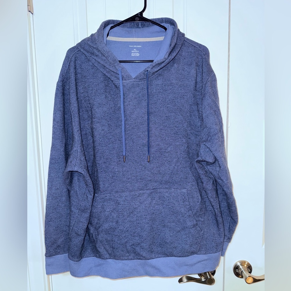 Men's XL Navy Blue Like New Van Heusen Sweatshirt/Hoodie